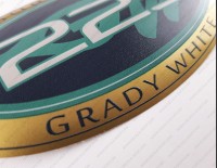 Grady White 225 Tournament Decals Set of 2 x 5"